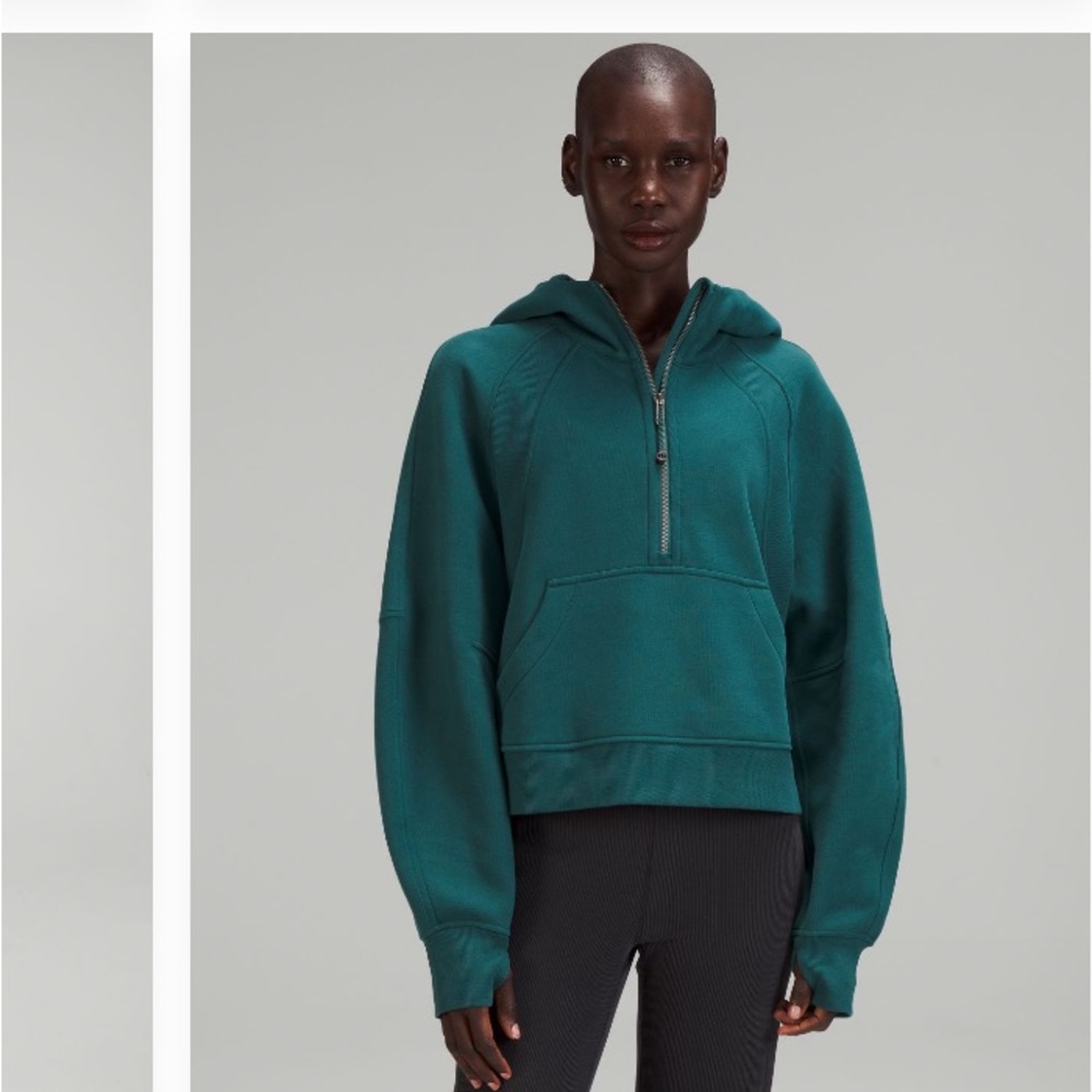 Lululemon oversized scuba storm teal XS/S